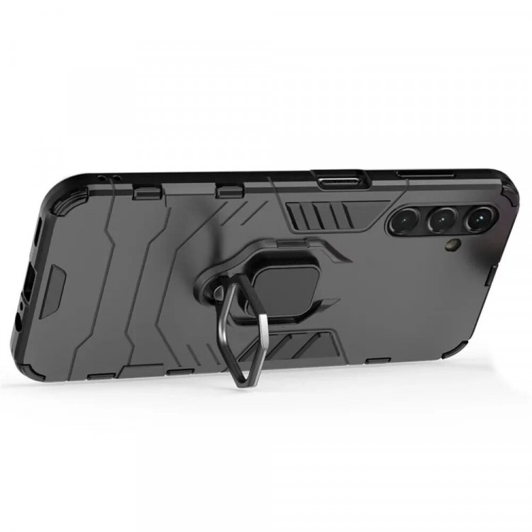 Чехол Armor Ring Holder для Samsung Galaxy A14 (черный)