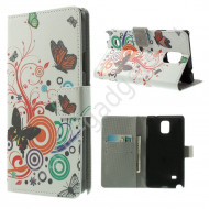 Чехол для Samsung Galaxy Note 4 (Бабочки) Чехол для Samsung Galaxy Note 4 (Бабочки)