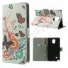 Чехол для Samsung Galaxy Note 4 (Бабочки)