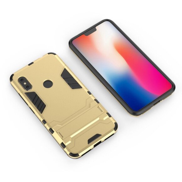 Чехол Duty Armor для Xiaomi Redmi Note 6 Pro (золотой)