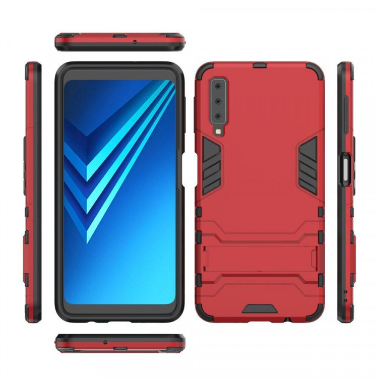 Чехол Duty Armor для Samsung Galaxy A7 (2018) (красный)