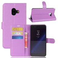 Чехол с визитницей для Samsung Galaxy C10 (фиолетовый) Чехол с визитницей для Samsung Galaxy C10 (фиолетовый)
