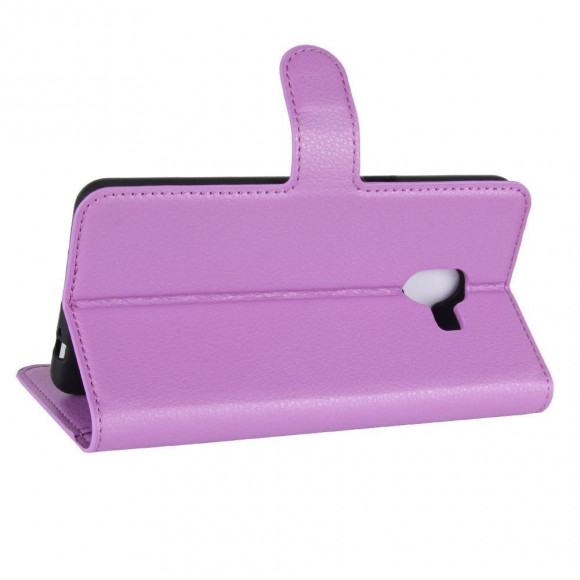 Чехол с визитницей для Samsung Galaxy C10 (фиолетовый)