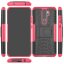 Чехол Hybrid Armor для Xiaomi Redmi Note 8 Pro (черный + розовый)