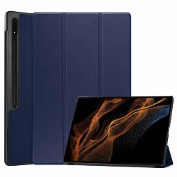 Планшетный чехол для Samsung Galaxy Tab S9 Ultra, Tab S8 Ultra (темно-синий)