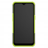 Чехол Hybrid Armor для Samsung Galaxy A10s (черный + зеленый)