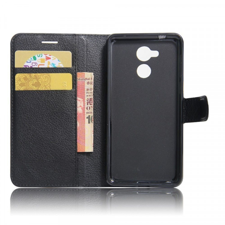 Чехол с визитницей для Huawei Enjoy 6s / Huawei Honor 6c (черный)