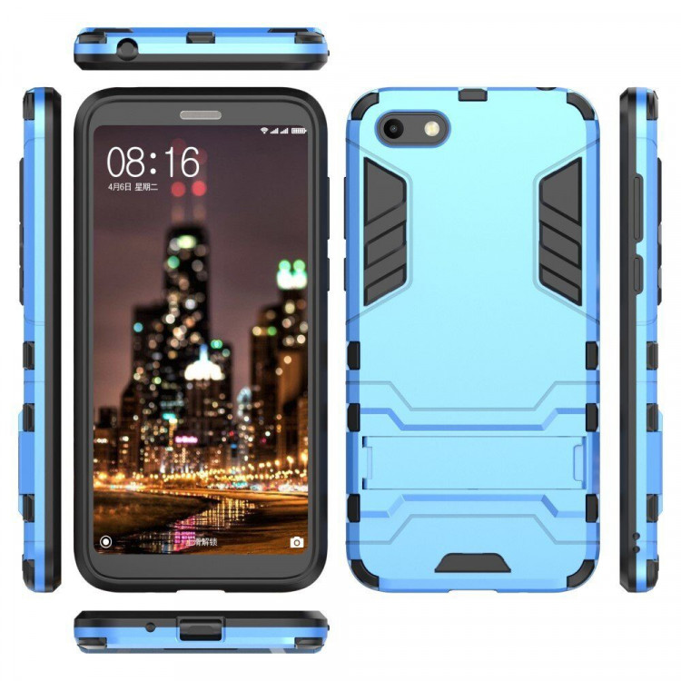 Чехол Duty Armor для Huawei Y5 Prime (2018) / Y5 lite (2018) / Huawei Honor 7A (DUA-L22) Российская версия (голубой)