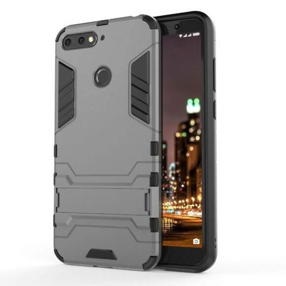 Чехол Duty Armor для Huawei Y6 Prime (2018) / Honor 7A / Honor 7C (AUM-L41) / Honor 7A Pro (AUM-L29) (серый) Чехол Duty Armor для Huawei Y6 Prime (2018) / Honor 7A / Honor 7C (AUM-L41) / Honor 7A Pro (AUM-L29) (серый)