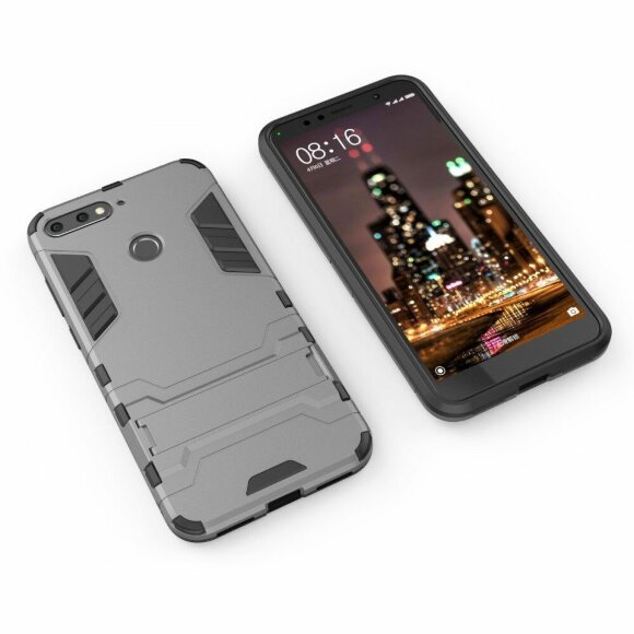 Чехол Duty Armor для Huawei Y6 Prime (2018) / Honor 7A / Honor 7C (AUM-L41) / Honor 7A Pro (AUM-L29) (серый) Чехол Duty Armor для Huawei Y6 Prime (2018) / Honor 7A / Honor 7C (AUM-L41) / Honor 7A Pro (AUM-L29) (серый)