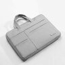 Сумка-чехол TAIKESEN для ноутбука и Macbook 15,6 дюйма (светло-серый)