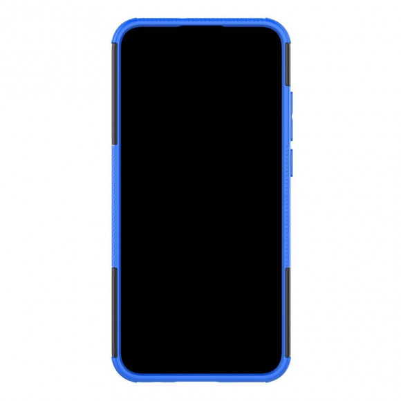 Чехол Hybrid Armor для Huawei P Smart+ (Plus) 2019 / Enjoy 9s / Honor 10i (черный + голубой)