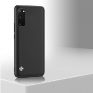 Чехол из искусственной кожи для Samsung Galaxy S20 (черный) Чехол из искусственной кожи для Samsung Galaxy S20 (черный)