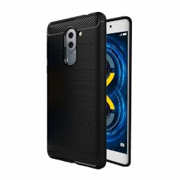 Чехол-накладка Carbon Fibre для Huawei Honor 6x 2016 (черный)