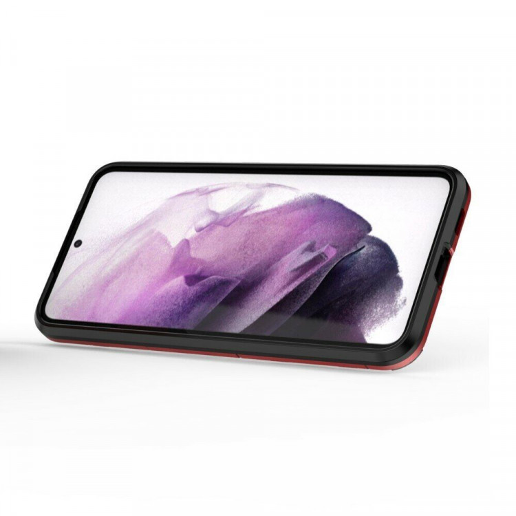 Чехол Armor Ring Holder для Samsung Galaxy S22 (красный)