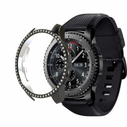 Декоративный бампер для Samsung Galaxy Watch 46мм (черный)