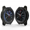 Декоративный бампер для Samsung Galaxy Watch 46мм (черный)