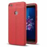 Чехол-накладка Litchi Grain для Huawei Honor 8 lite / P8 Lite 2017 (красный)