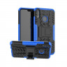 Чехол Hybrid Armor для Huawei Honor 8X (черный + голубой)