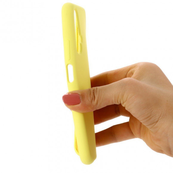 Силиконовый чехол Mobile Shell для Huawei nova 5T / Honor 20 (желтый)