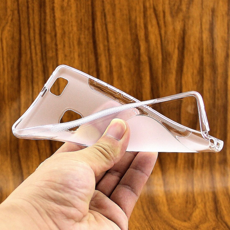 Нескользящий чехол для Huawei P9 (прозрачный)