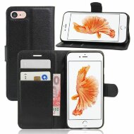 Чехол с визитницей для iPhone 7 / iPhone 8 / iPhone SE (2020) / iPhone SE (2022) (черный) Чехол с визитницей для iPhone 7 / iPhone 8 / iPhone SE (2020) / iPhone SE (2022) (черный)