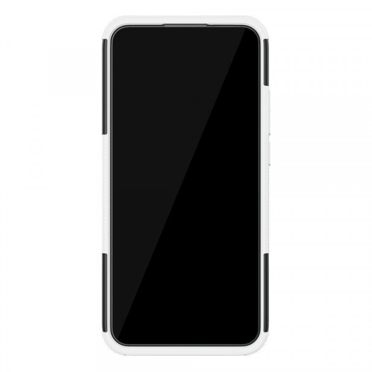 Чехол Hybrid Armor для Huawei Nova 5i Pro / Mate 30 Lite (черный + белый)