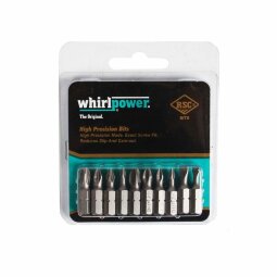 Набор насадок WhirlPower 10 шт. PH/PZ/SL- 25мм