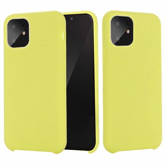 Силиконовый чехол Mobile Shell для iPhone 11 Pro (желтый)