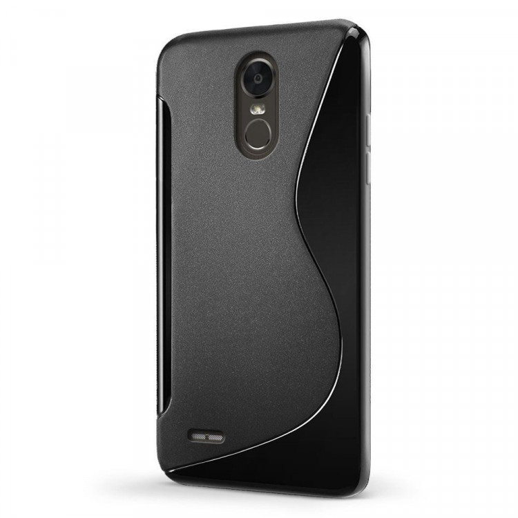 Нескользящий чехол для LG Stylus 3 M400DY (черный)