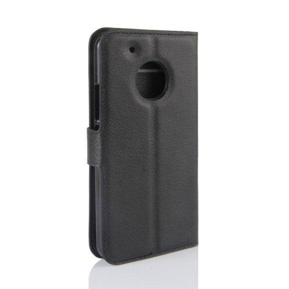 Чехол с визитницей для Motorola Moto G5 Plus (черный)