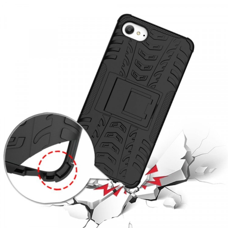 Чехол Hybrid Armor для Lenovo ZUK Z2 (черный + белый)