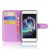 Чехол с визитницей для Alcatel idol 5S (фиолетовый)