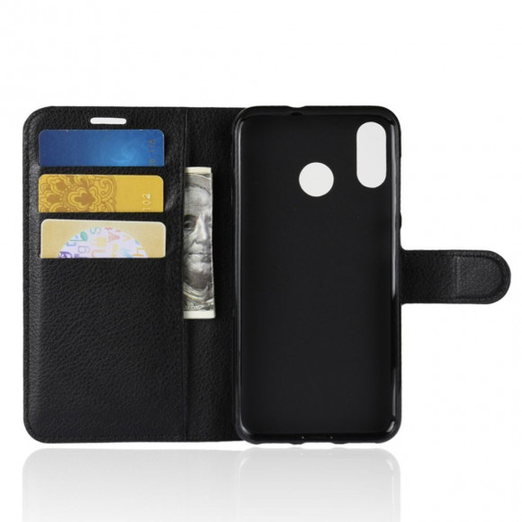 Чехол с визитницей для Asus ZenFone Max (M1) ZB555KL (черный)
