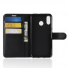 Чехол с визитницей для Asus ZenFone Max (M1) ZB555KL (черный)