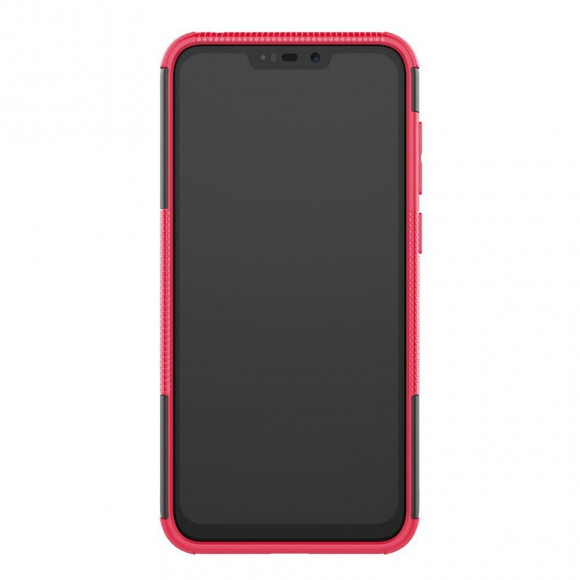 Чехол Hybrid Armor для ASUS Zenfone Max (M2) ZB633KL (черный + красный)