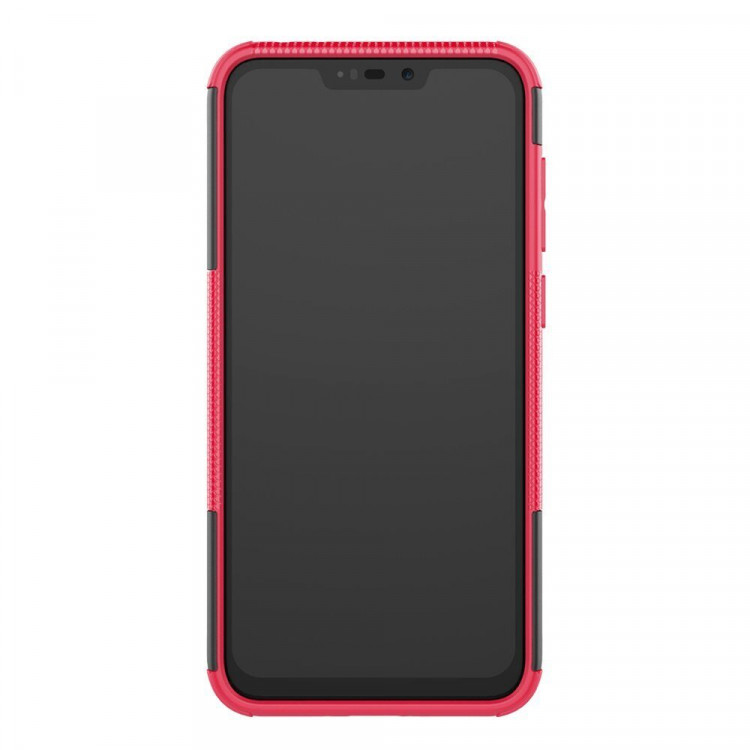 Чехол Hybrid Armor для ASUS Zenfone Max (M2) ZB633KL (черный + красный)