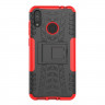 Чехол Hybrid Armor для ASUS Zenfone Max (M2) ZB633KL (черный + красный)