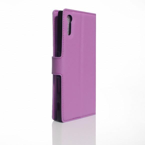 Чехол с визитницей для Sony Xperia XZ / XZs (фиолетовый)