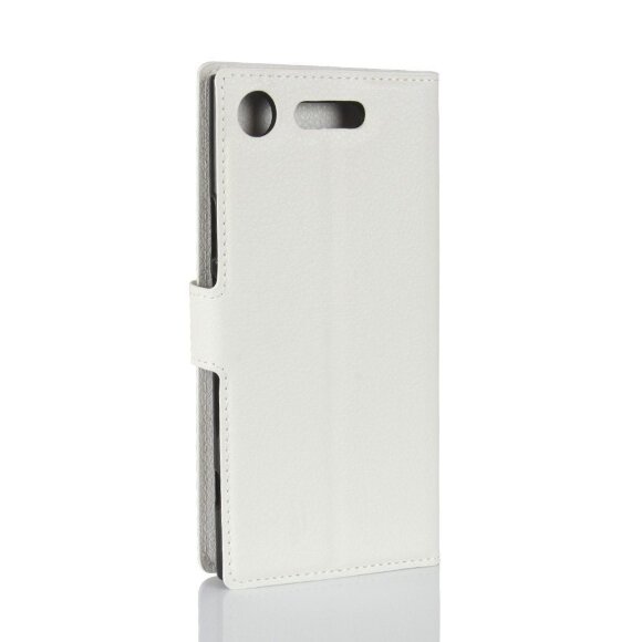 Чехол с визитницей для Sony Xperia XZ1 (белый) Чехол с визитницей для Sony Xperia XZ1 (белый)