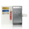 Чехол с визитницей для Sony Xperia XZ1 (белый)