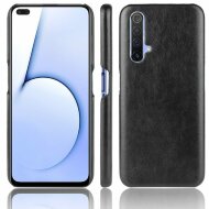 Кожаная накладка-чехол для Realme X3 SuperZoom / Realme X50 5G (черный) Кожаная накладка-чехол для Realme X3 SuperZoom / Realme X50 5G (черный)