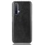 Кожаная накладка-чехол для Realme X3 SuperZoom / Realme X50 5G (черный)