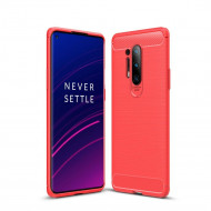 Чехол-накладка Carbon Fibre для OnePlus 8 Pro (красный) Чехол-накладка Carbon Fibre для OnePlus 8 Pro (красный)
