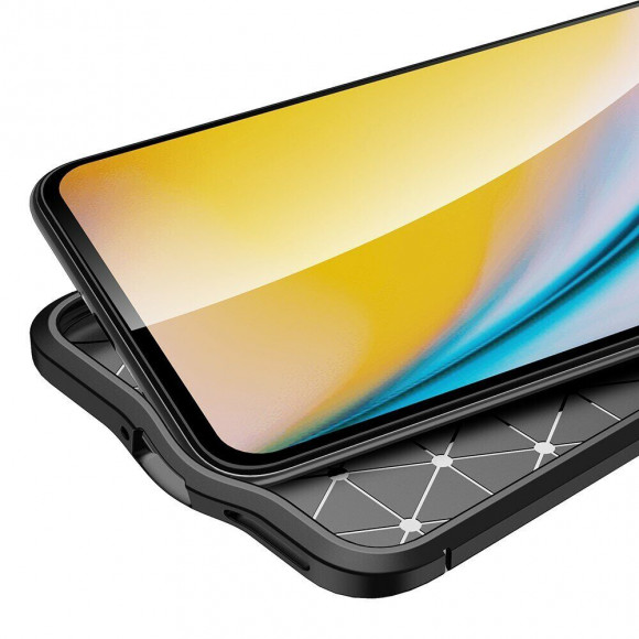 Чехол-накладка Litchi Grain для OnePlus Nord 2 5G (черный) Чехол-накладка Litchi Grain для OnePlus Nord 2 5G (черный)