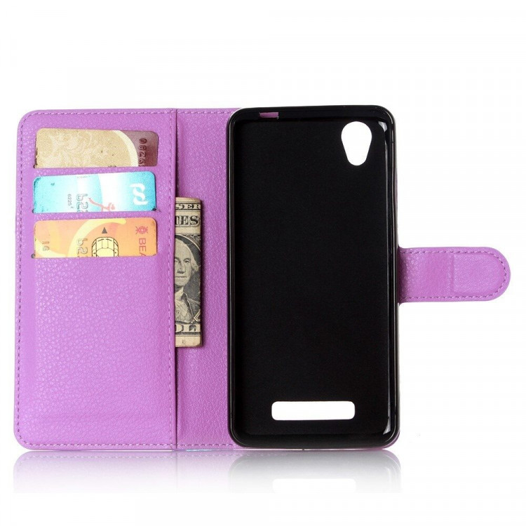 Чехол с визитницей для ZTE Blade X3 (фиолетовый)