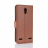Чехол с визитницей для ZTE Blade A521 (коричневый)