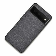 Чехол с тканевой текстурой PC+TPU для Google Pixel 7a (серый) Чехол с тканевой текстурой PC+TPU для Google Pixel 7a (серый)