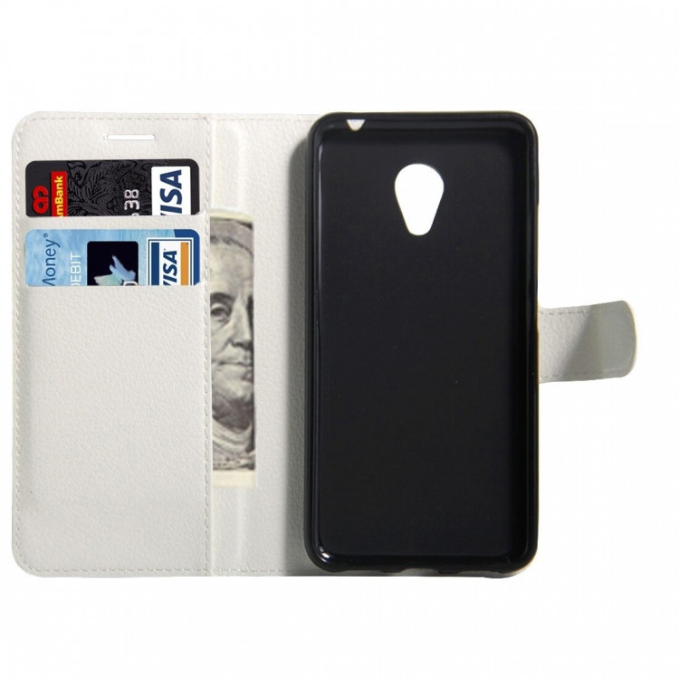 Чехол с визитницей для Meizu M3 / M3s (белый)
