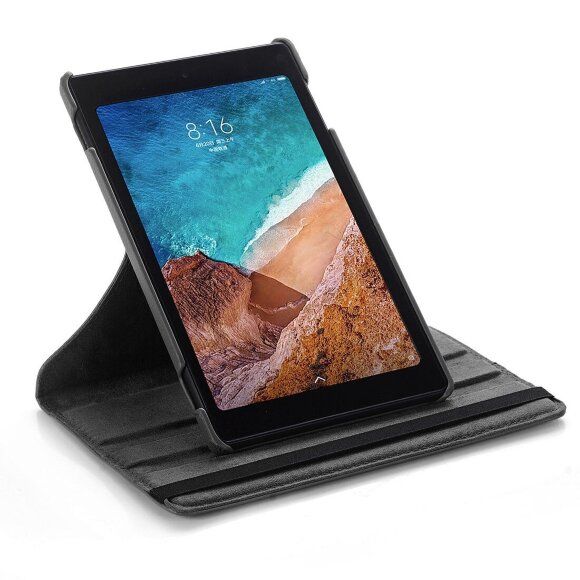 Поворотный чехол для Xiaomi Mi Pad 4 - 8 дюймов (черный)